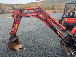 Kubota U17-3a Mini Excavator with Digging Bucket – Custom