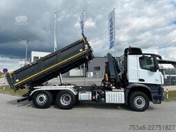 MERCEDES-BENZ Arocs 2545 Kipper/Kran/6x4-4/Lenkachse/128 tkm