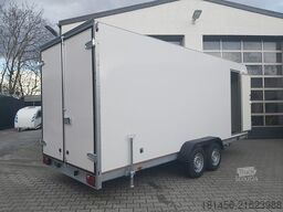 trailershop Werkstatt Koffer Tür mobil Lager 550x200x210cm