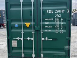 20 Fuß Seecontainer / One Way / 6 Meter Lagercontainer / Moosgrün