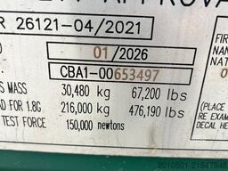 20 Fuß Seecontainer / One Way / 6 Meter Lagercontainer / Moosgrün