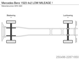 Mercedes-Benz 1523 4x2 LOW MILEAGE !