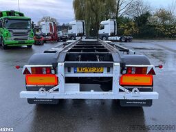 Floor 2-assige container aanhangwagen