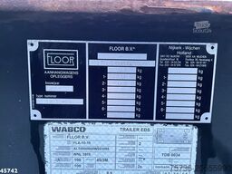 Floor 2-assige container aanhangwagen