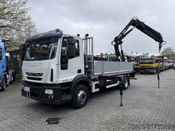 Kravas automašīnai uzstādīts celtnis Iveco EuroCargo 150E25 Hiab 144-5 bis 19 Meter