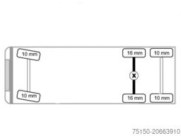 MERCEDES-BENZ 2540 6x2 (kein 2542 2545) Fahrschule Nr.: 280