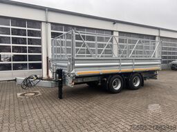 Möslein TTD 19 AB 19 t Tandemkipper Tieflader, BreitbereifungGitteraufsatz