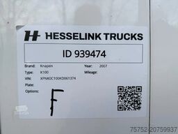 Knapen Trailers K100 92m3 Liftas 10MM Cargo Floor BPW
