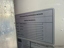 Knapen Trailers K100 92m3 Liftas 10MM Cargo Floor BPW