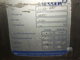 Messer Griesheim Dewar Tank for Liquid Nitrogen, 200l