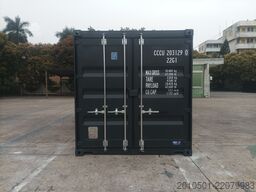 20 Fuß Container Seecontainer RAL9005 NEU KONTENER Lagercontainer 6 Meter
