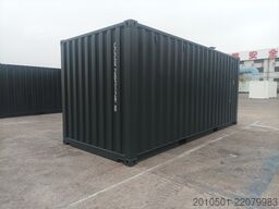 20 Fuß Container Seecontainer RAL9005 NEU KONTENER Lagercontainer 6 Meter