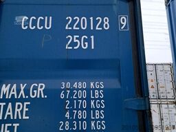 20 Fuß High Cube Seecontainer / blau junger Gebrauchter / Lagercontainer