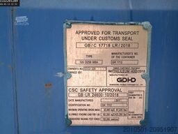 20 Fuß High Cube Seecontainer / blau junger Gebrauchter / Lagercontainer