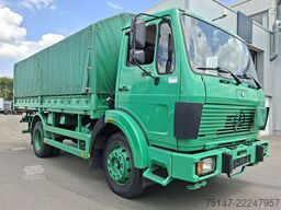 MERCEDES-BENZ 1017 4x2 3-Sitzer Pritsche+Plane AHK ex-Polizei