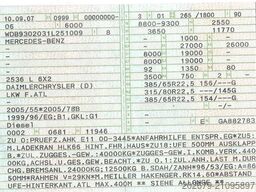 MERCEDES-BENZ ACTROS 2536L MP3 6x2 MKG HLK66 KRAN BLUETEC5