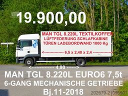 MAN TGL 8.220 SCHLAFKABINE MANUEL GEARBOX TEXTIL LBW