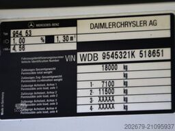 MERCEDES-BENZ ATEGO 1828 EUR3 6-ZYL. 954.53 MECHANICAL GEARBOX