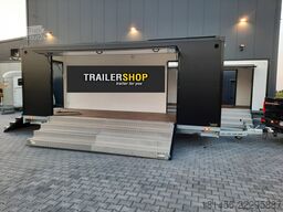 trailershop Mobiler isolierter Verkauf Infostand