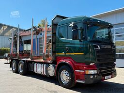 SCANIA R560 6x4 Holztransport Kran LOGLIFT HIAB 140S79R