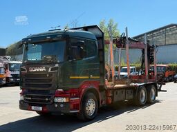 SCANIA R560 6x4 Holztransport Kran LOGLIFT HIAB 140S79R