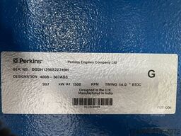 FG Wilson P1250-1 -  1250 kVA Open Genset - DPX-16028-O