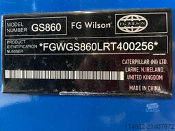 FG Wilson P1250-1 -  1250 kVA Open Genset - DPX-16028-O
