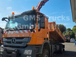 MERCEDES-BENZ Actros 2032 / Kipper+Kran / Kommunal / NUR160km