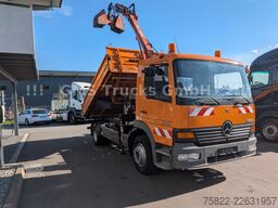 MERCEDES-BENZ Atego 1218 / Kipper+Kran / load 5,2ton / E3