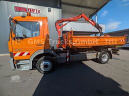 MERCEDES-BENZ Atego 1218 / Kipper+Kran / load 5,2ton / E3