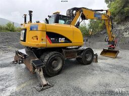Caterpillar M313 D wheeled excavator with Indexator tilt and S