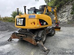 Caterpillar M313 D wheeled excavator with Indexator tilt and S