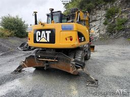 Caterpillar M313 D wheeled excavator with Indexator tilt and S
