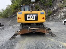 Caterpillar M313 D wheeled excavator with Indexator tilt and S