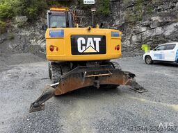 Caterpillar M313 D wheeled excavator with Indexator tilt and S