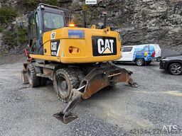 Caterpillar M313 D wheeled excavator with Indexator tilt and S
