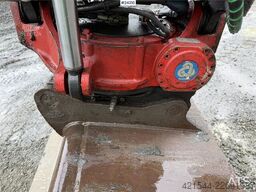 Caterpillar M313 D wheeled excavator with Indexator tilt and S