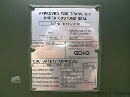 20 Fuß Container, Lagercontainer NATO Grün / Oliv Grün