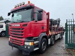 Scania R490 8x4 + CRANE HIAB 377 E-4 HIPRO + JIB 100 X...