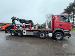 Scania R490 8x4 + CRANE HIAB 377 E-4 HIPRO + JIB 100 X...