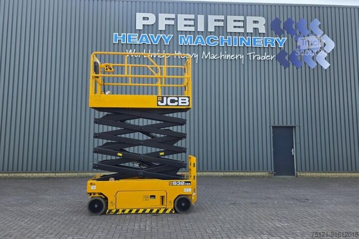 Scissor lift JCB S3246E Electric, 12m Working Height, 320kg Capacit