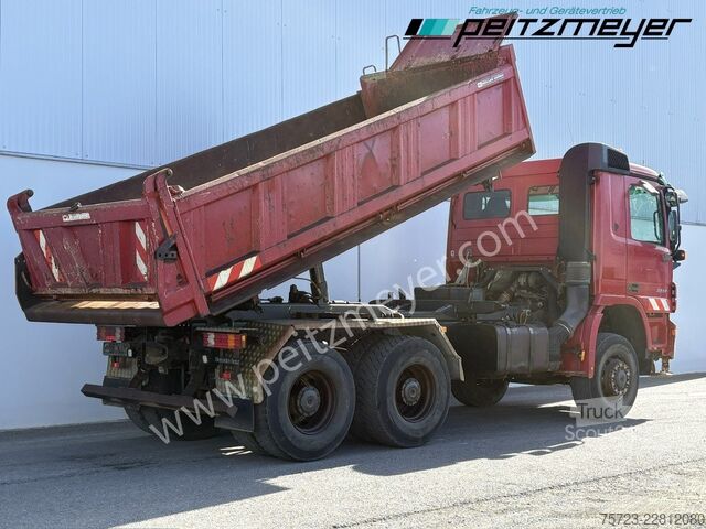 Camion-benne tricar Mercedes-Benz Actros 3344 AK 6x6, Klima, Bordmatik, Winterdienst