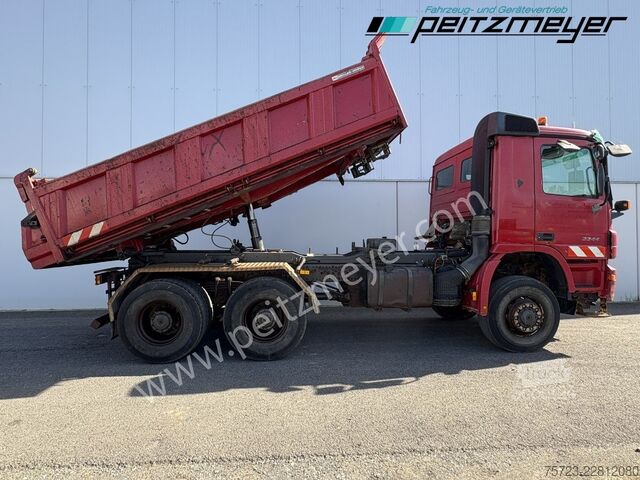 Camion-benne tricar Mercedes-Benz Actros 3344 AK 6x6, Klima, Bordmatik, Winterdienst