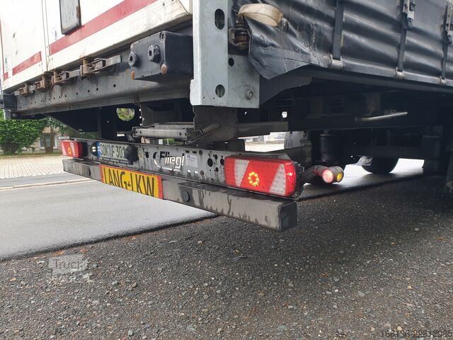 Odprta polprikolica s ponjavo Fliegl 2-Achs Gardine TWIN Standard Xtra-Long