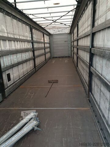 Odprta polprikolica s ponjavo Fliegl 2-Achs Gardine TWIN Standard Xtra-Long