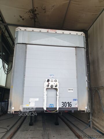 Odprta polprikolica s ponjavo Fliegl 2-Achs Gardine TWIN Standard Xtra-Long
