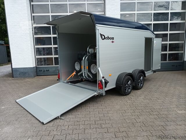 Remorque à caisse Debon Trailer schön blau Roadster 700 Alufelge direkt