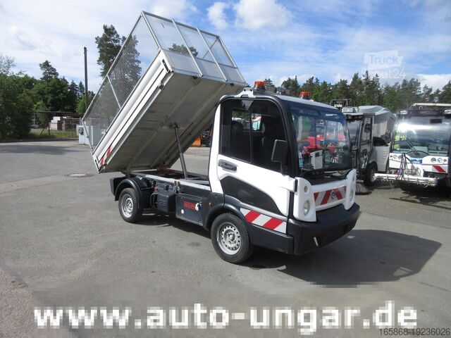Transporter med elektrisk tipvogn Goupil G5 Kipper lange Pritsche AHK Bordwanderh