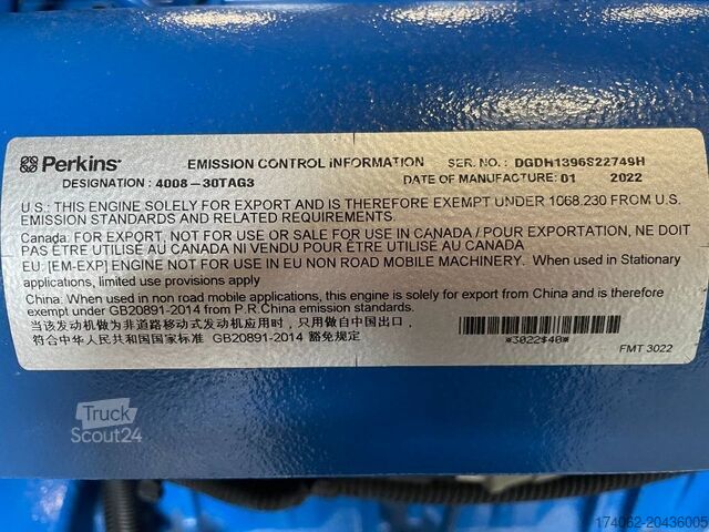 Agrégat FG Wilson P1250-1 - 1250 kVA Surplus Genset - DPX-25089