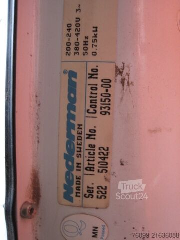 Nederman kamyon / binek araç egzoz gazı emme sistemi  